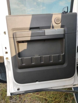 08-16 F350SD Rear Door Trim Panel LHCharcoal Black-000DW - Imagem 1 de 4