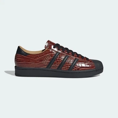 [JQ3258] Adidas Men's SUPERSTAR VINTAGE Brown/Core Black/Gold Beige *NEW* - Image 1 of 4