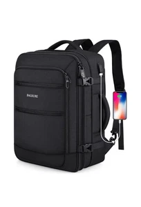 Travel Backpack 42L Carry on Luggage Flight Approved Expandable Backpack Laptop - Picture 1 of 8