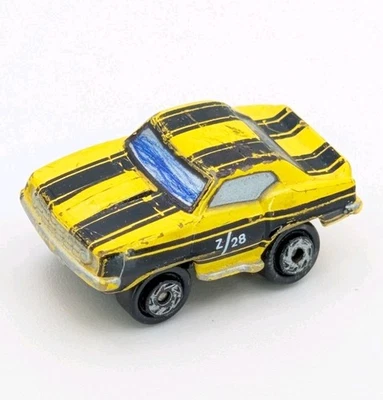 Micro Machines 1992 Ultra Movers Bonus Chevrolet Camaro Z-28 Yellow READ Descrip - Image 1 of 4