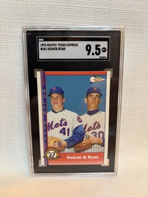  Pacific Nolan Ryan 1993 temporada 27 - Seaver & Ryan #241 Foto 1 de 2