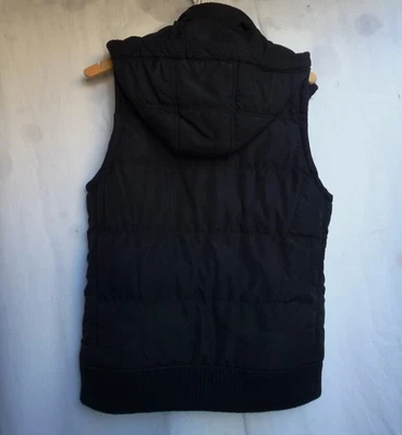 Steppweste Gr. L v. Surplus m. abnehmbarer Kapuze Schwarz - Bild 1 von 3