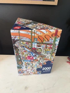 Train Station 2000 Piece Jigsaw Puzzle Heye New - Picture 1 of 3