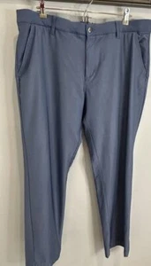Adidas Mens Smoke Blue Stretch Performance Golf Pants Size 38 x 30 - Picture 1 of 10