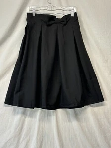 Women’s Alinu A Line Pleated Skirt High Waist Midi with Bow Tie New Large - Picture 1 of 10
