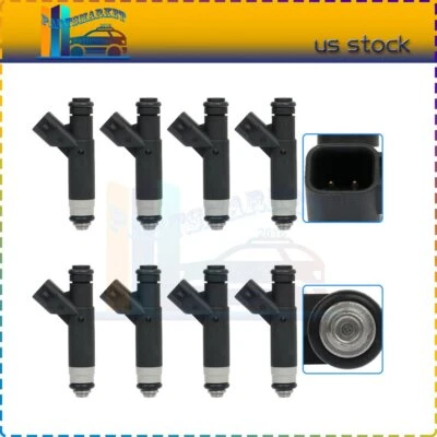 8Pcs Fuel Injectors Fit For 2004-2005 Ford E150 Club Wagon 4.6L 4L3E-9F593-B4C — 第 1/4 张图片