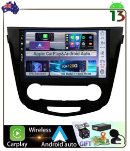 128GB Android 14 Carplay Stereo GPS For Nissan X-Trail T32 Qashqai J11 2014-2019 - Picture 1 of 24