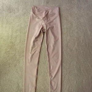 GAP TEEN LEGGINGS,14-16, DUSTY ROSE, CRISS CROSS FRONT WAISTBAND, VERY GOOD - Picture 1 of 4