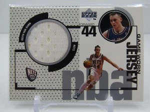 KEITH VAN HORN 1998-99 UPPER DECK GAME WORN JERSEY! NEW JERSEY NETS!