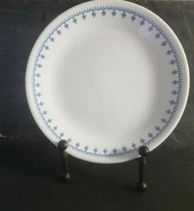 Corelle "Blue Snowflake" Blue Garland  8.5" Salad Plate(s) - Picture 1 of 3