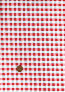 100% Cotton Fabric Vintage Ikea Cath Kidston Rosali Pink Blue Check Patchwork - Picture 1 of 1