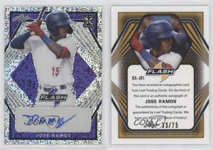 2021 Leaf Flash Purple /75 Jose Ramos #BA-JR1 Auto