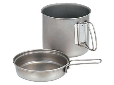 Snow Peak Trek 1400 Titanium Cookset From Japan - Image 1 of 2