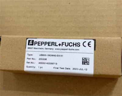 Sensor ultrasónico nuevo PEPPERL+FUCHS UB800-18GM40-E4-V1 UB80018GM40E4V1 P+F de 1 pieza Foto 1 de 3