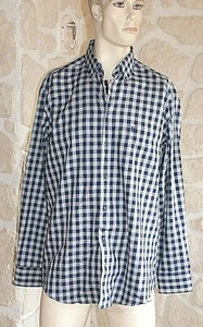 Chemise bleu/gris neuve taille L(3) Bande Originale étiquetée à 72€ (cm) - Picture 1 of 4