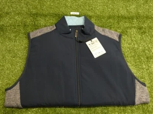 FootJoy Men's ThermoSeries Hybrid Golf Vest Navy Blue Large 30542 - Picture 1 of 2