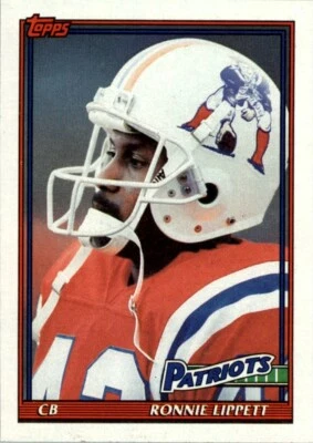 1991 Topps NFL Ronnie Lippett #622 - Image 1 of 2