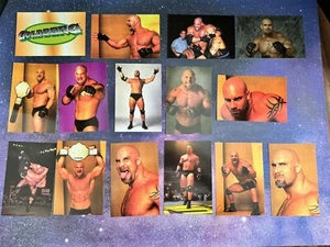 BILL GOLDBERG 1998 Panini WCW/nWo Photocards 4x6 Photo Card Lot of 15 different - Picture 1 of 2
