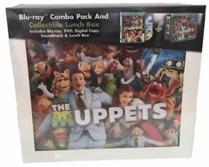 The Muppets (Blu-ray, DVD, Digital Copy, Soundtrack & Collectible Lunch Box) New - Foto 1 di 5