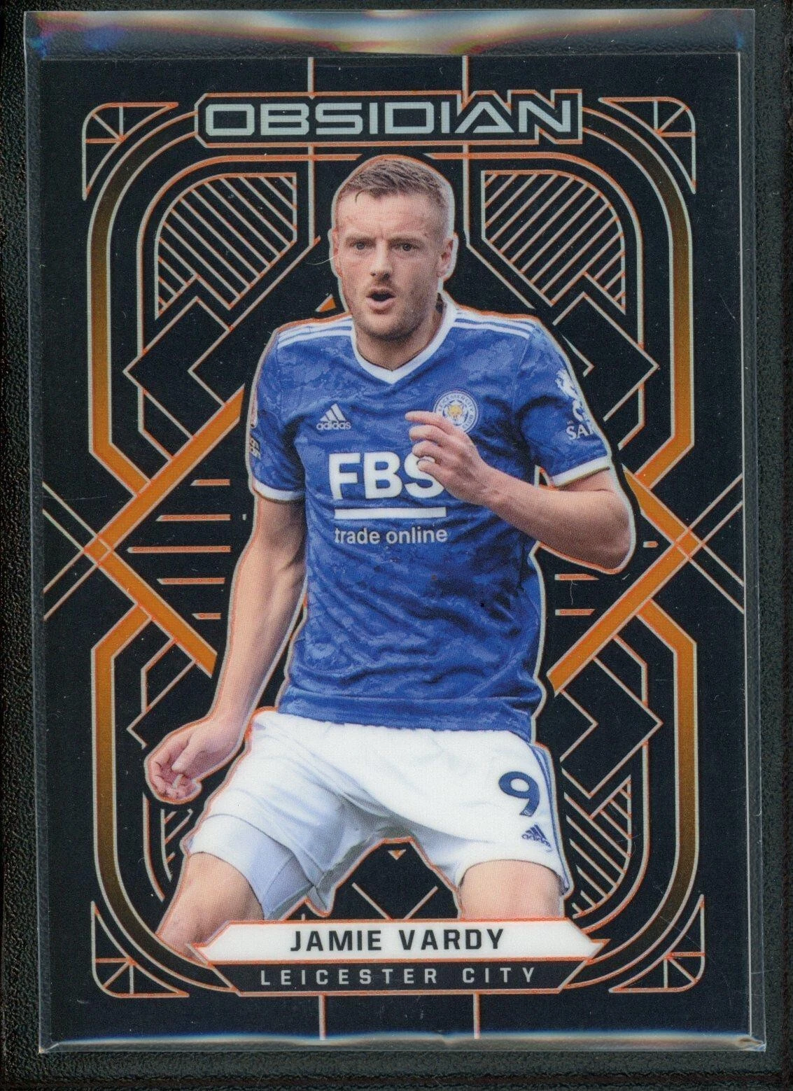 2021-22 JAMIE VARDY 11/25 PANINI OBSIDIAN PREMIER LEAGUE
