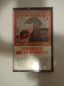 ELVIS COSTELLO Blood & Chocolate Cassette Columbia Records 1986 VG Condition - Picture 1 of 3