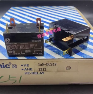  1pcs New Panasonic relay HE1aN-DC24V AHE1212 24VDC 30A 4 pin - Picture 1 of 1
