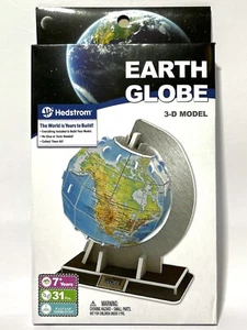 Hedstrom Planet Earth Globe World Puzzle 3D Model - Age 7+ - Fun Art & Craft Toy - Picture 1 of 2