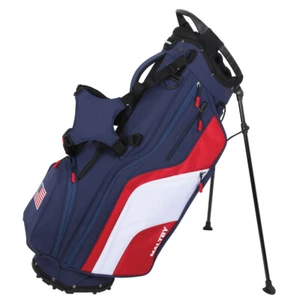 Maltby 14 - Way USA Stand Golf Bag Red/White/Blue Cooler Rangefinder Dual Strap - Picture 1 of 3