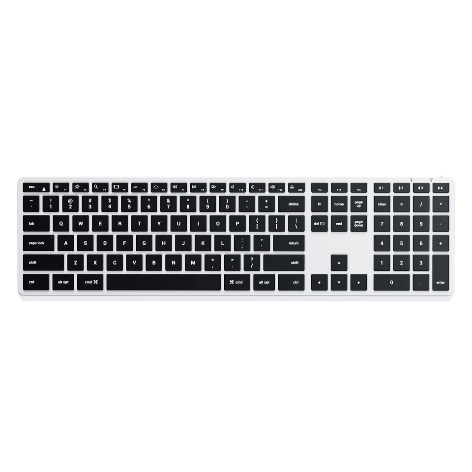 Slim X3 Bluetooth Backlit Keyboard for Mac, Illuminated Keys & Multi-Device S... - Image 1 of 4