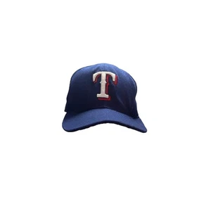 Texas Rangers New Era Brand Blue Fitted 6 3/4 Hat Cap MLB - Picture 1 of 6