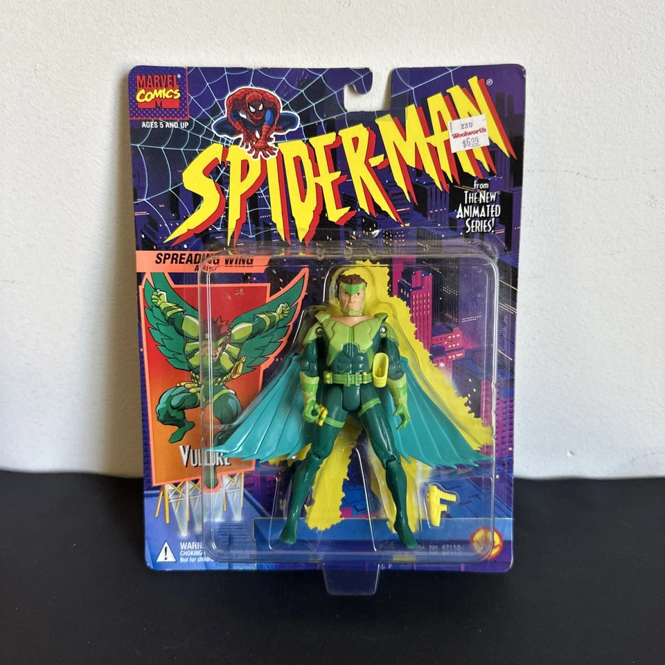 Spider-man Animated Series Vulture Figure 1994 ToyBiz Marvel MINT