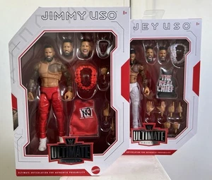 Mattel WWE Ultimate Edition JEY USO and Jimmy USO Action Figures Set - Picture 1 of 5