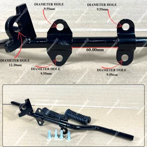 Motorcycle Footrest Peg & Step Bar Fit for Honda C50 C70 C90 C100 C102 CA100 - Bild 1 von 7