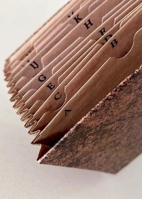 Vintage Wilson Jones Expanding File A-Z Letter Size - Image 1 of 4