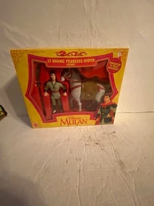 (nuovo) Disney's Li Shang Mulan Fearless Rider Playset Nuovo con scatola Mattel da collezione anni 90 - Foto 1 di 6