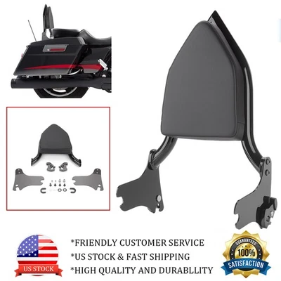 Backrest Sissybar for Harley Touring Road King Road Electra Street Glide 97-2008 - Image 1 of 4