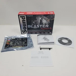 Creative Sound Blaster Audigy FX PCIe 5.1 Sound Card SBX Pro Studio SB1570 - Afbeelding 1 van 6