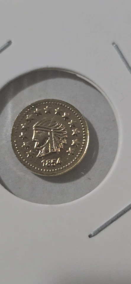 Chapado en 1/2 fraccionarios California de 1800 Foto 1 de 4