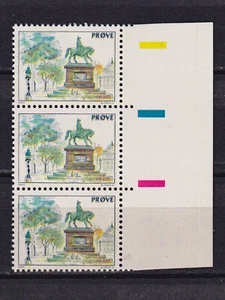 Impresión de prueba Test Stamp Prøve imagen ecuestre Dinamarca 1980 / 1985 DFF Slania - Imagen 1 de 1