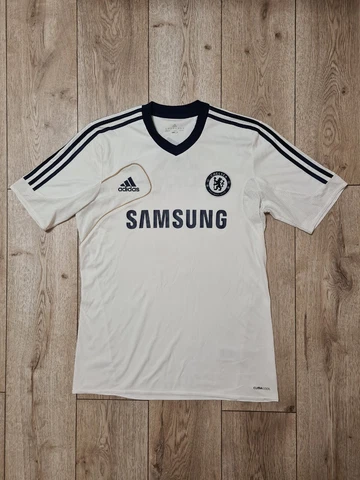 CHELSEA 2012 2013 TRAINING FOOTBALL SHIRT SOCCER JERSEY WHITE szL ADIDAS Cover
