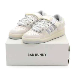 HQ2153 Adidas Forum Buckle Low Bad Bunny Off White Sail Beige Cream (Men's) - Picture 1 of 11