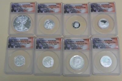 2019-S US Mint Limited Edition Silver 8-COIN Proof Set ANACS PR70 FIRST STRIKE - Image 1 of 4