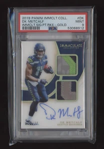 2019 Panini Immaculate DK Metcalf RPA GOLD #1/25 PSA 9 Mint POP 2 eBay 1/1 No 10 - Picture 1 of 2