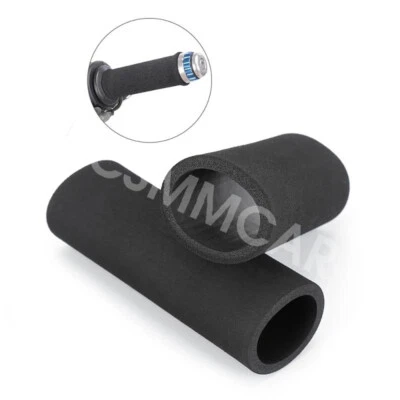 Pair Handlebar Grip Covers Anti-slip Comfort Fit For 7/8in Motorcycle ATV UTV Foto 1 de 4