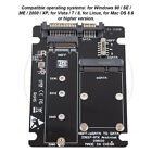 2 in 1 Mini M.2 NGFF & MSATA SSD to SATA 3.0 Hard Disk Adapter Converter Card