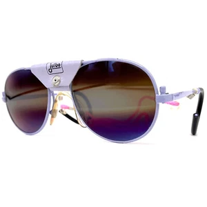 NOS vintage JULBO glacier sunglasses - France '80s - Large - ORIGINAL - Lila - Bild 1 von 7