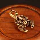 Mini Scorpion Brass Ornaments Key Chain Pendants Statue for Wealth Good Luck