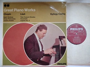 GYORGY CZIFFRA PLAYS CHOPIN WALTZES POLONAISES & LISZT STUDY PHILIPS SDAL 504 - Picture 1 of 8