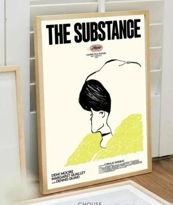 The Substance (2024) movie poster art - home decor - wall hanging - Image 1 of 4