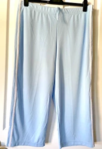 PROSPIRIT  blue/white stripe elastic drawstring waist soft poly casual pants XL - Picture 1 of 10